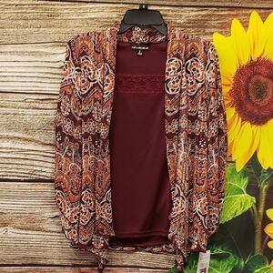 Sarah Michelle long sleeve easy care blouse 👚 NWT